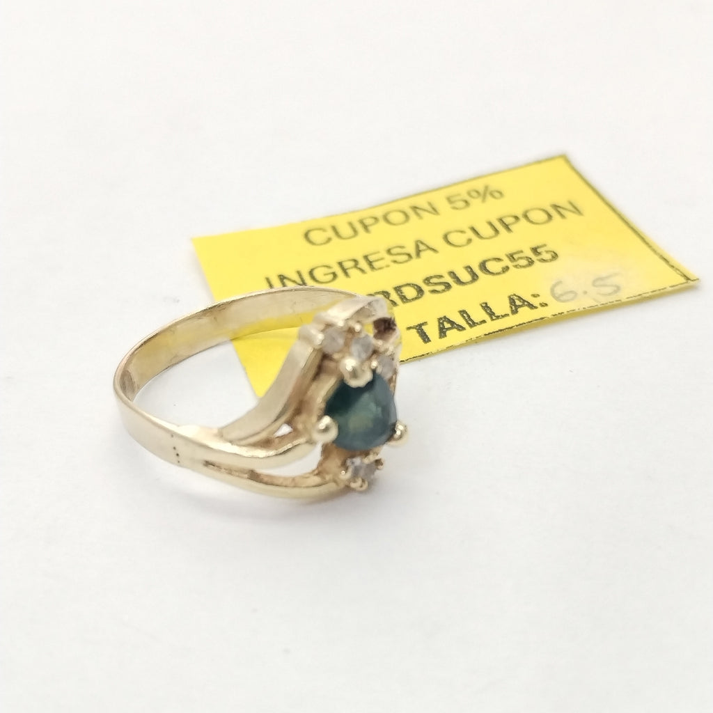 K1 2,60 GRMS 8 K ESPECIFICACIONES COMPLEMENTARIAS ANILLO PIEDRA OVALADA NEGRA Y (SEMINUEVO)