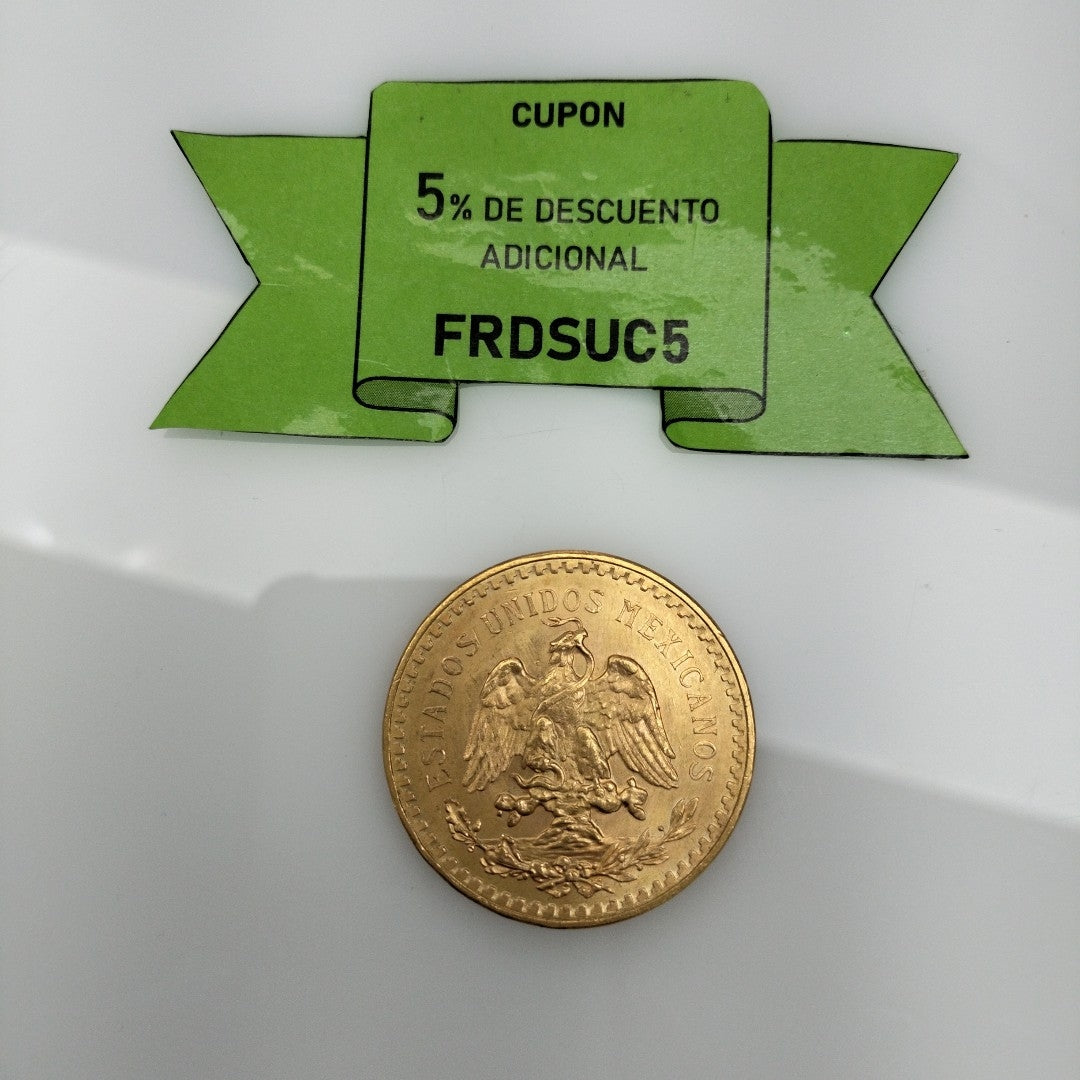 K1 41.6 GRMS 21 K IDENTIFICACIÓN MONEDA NOMINATIVA MATERIALES ORO CANTI (SEMINUEVO)