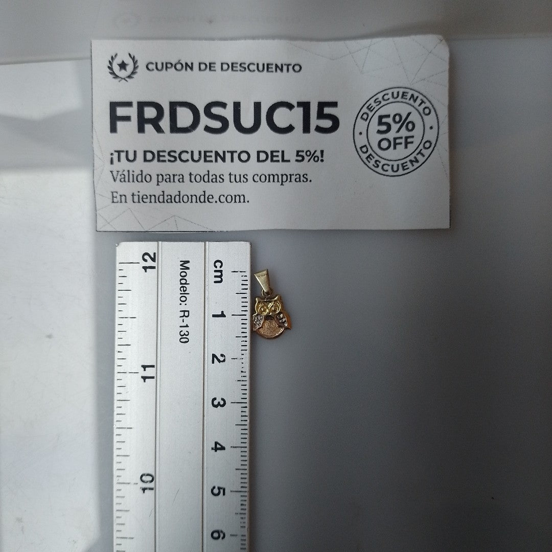DIJE ORO, ORO COMBINADO 10 K 0.3 GRMS (SEMINUEVO)