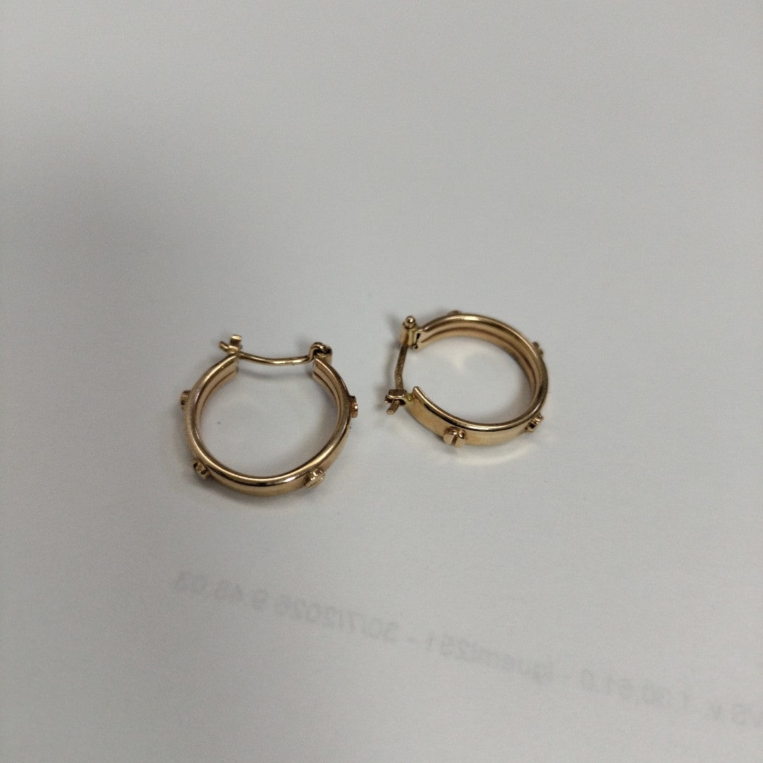 ARRACADAS PAR ORO 14 K 2,20 GRMS (SEMINUEVO)