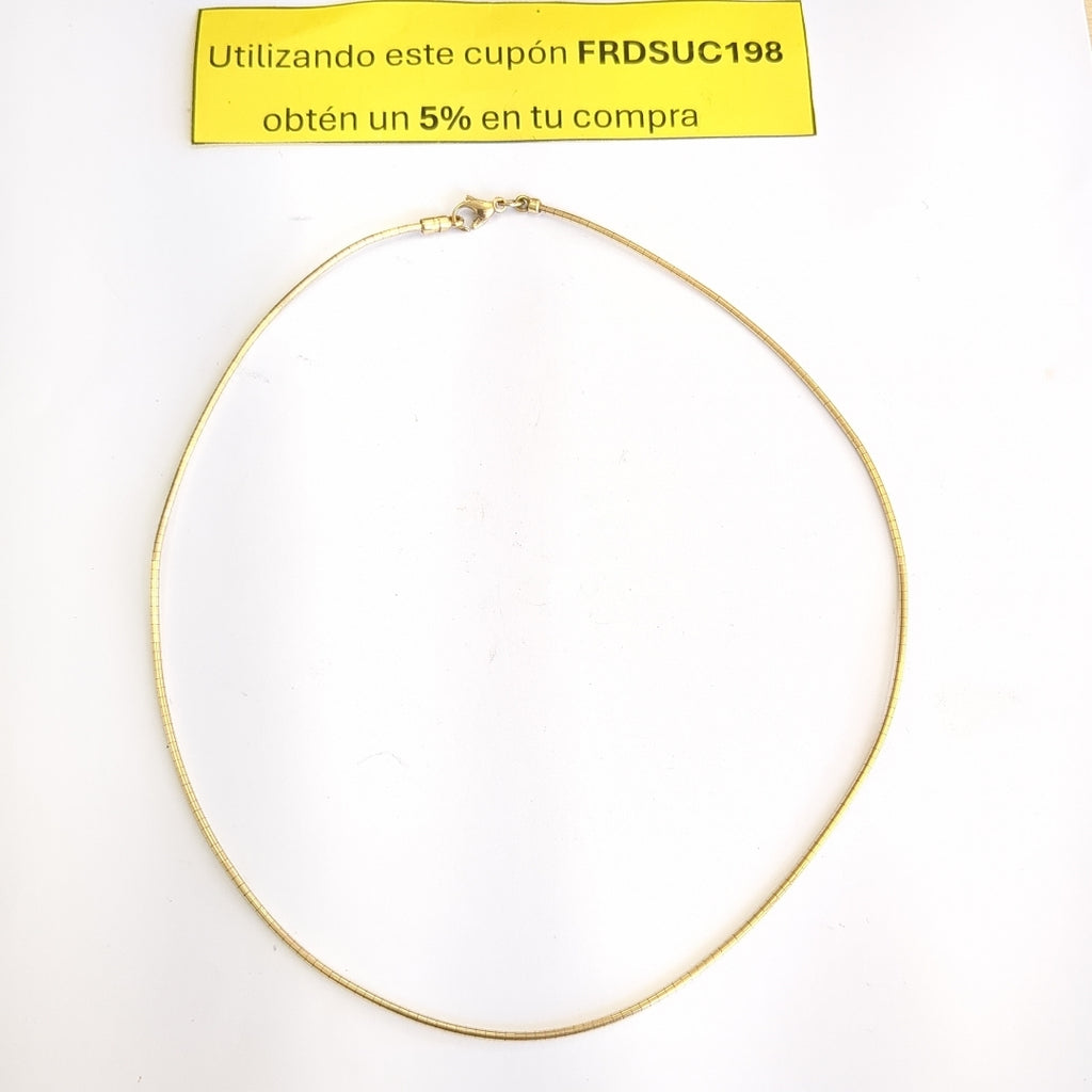 GARGANTILLA ORO 14 K 7,90 GRMS (SEMINUEVO)