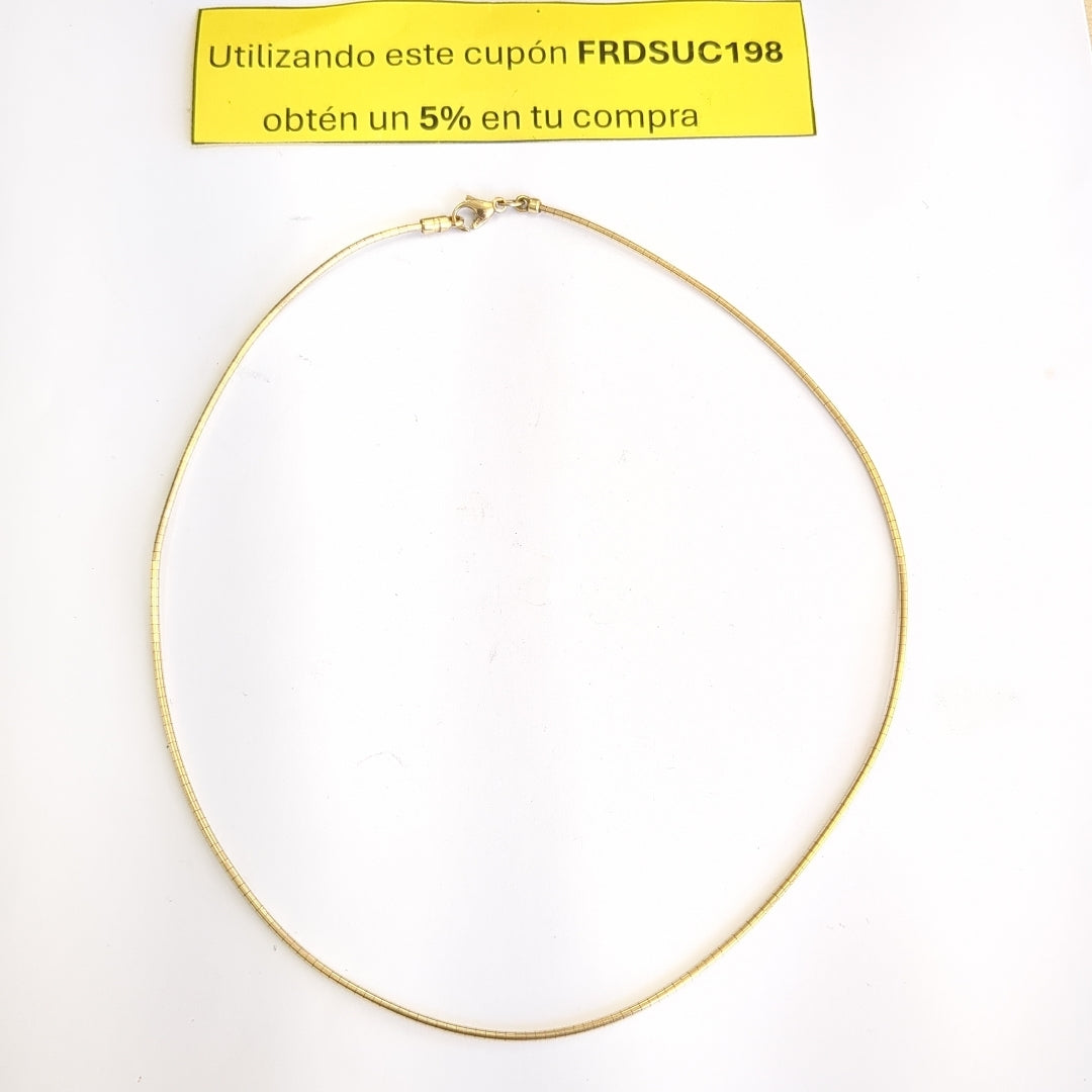 GARGANTILLA ORO 14 K 7,90 GRMS (SEMINUEVO)
