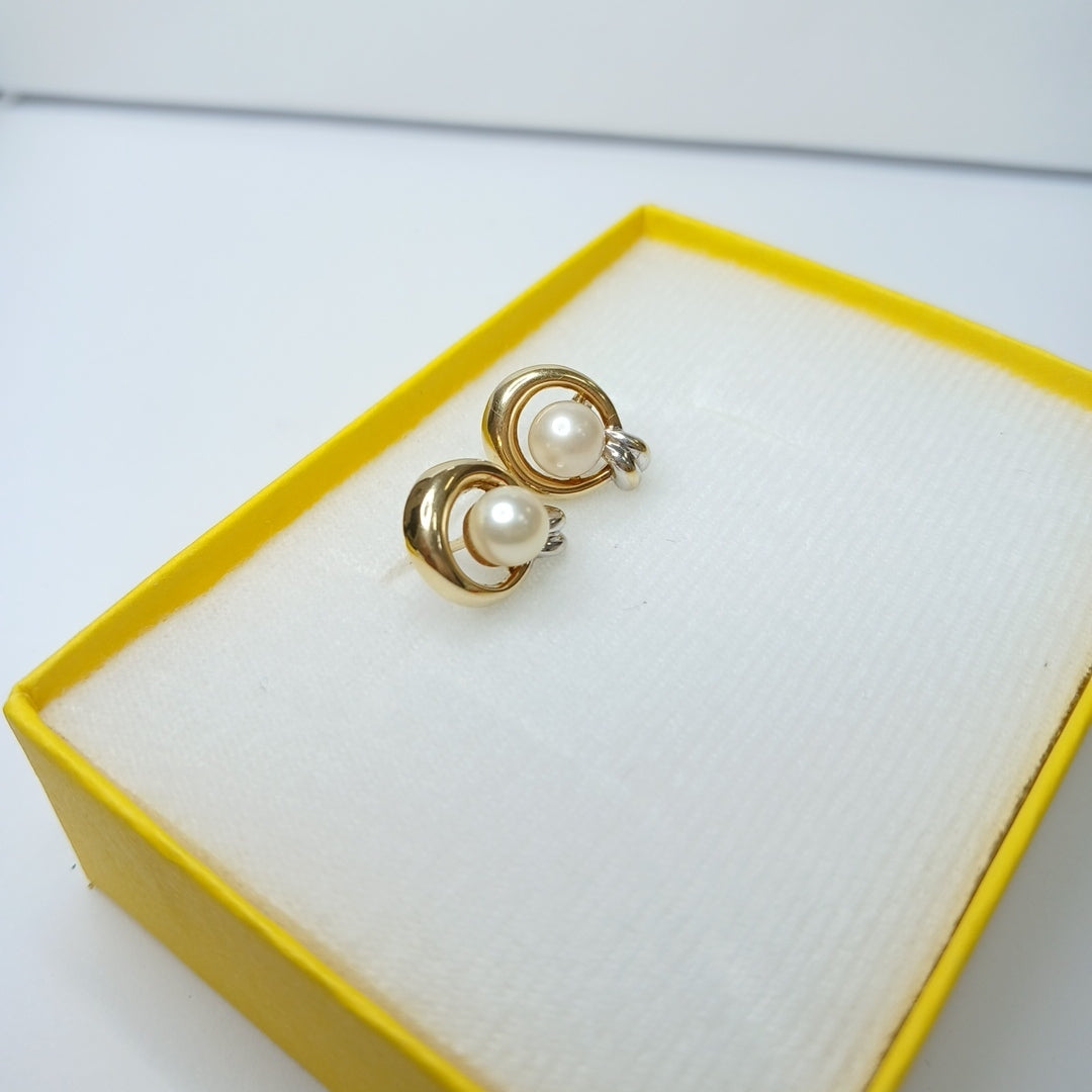 BROQUELES PAR ORO 14 K 3.5 GRMS (SEMINUEVO)