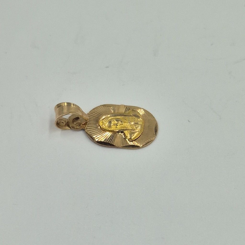 MEDALLA RELIGIOSA ORO 10 K 0,80 GRMS (SEMINUEVO)