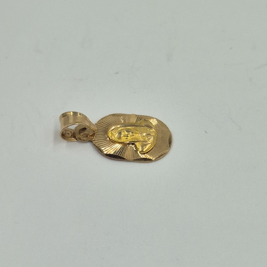 MEDALLA RELIGIOSA ORO 10 K 0,80 GRMS (SEMINUEVO)
