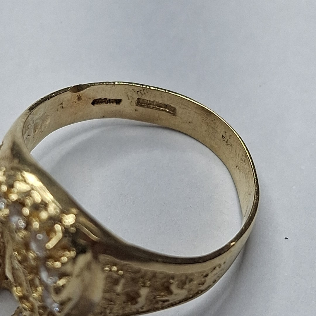 ANILLO ORO 10 K 5,60 GRMS (SEMINUEVO)