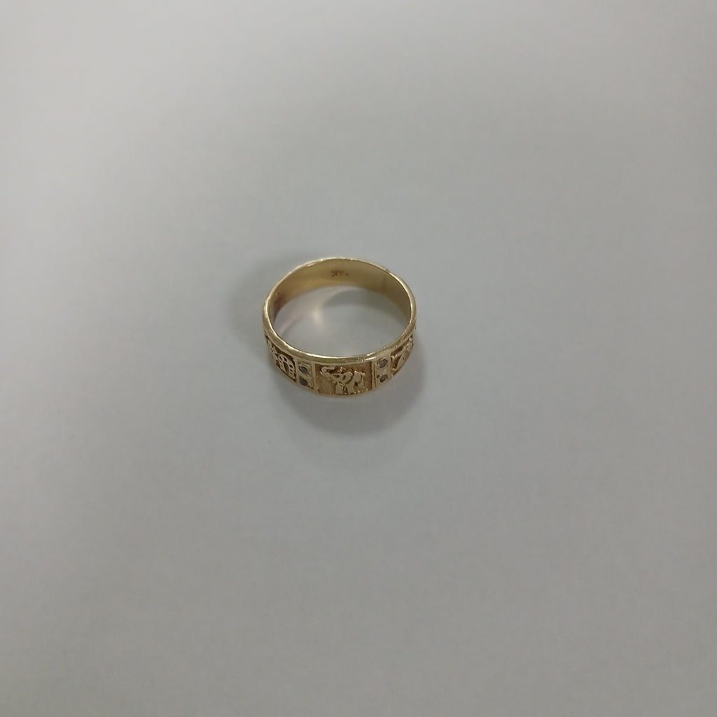 ARGOLLA DE LA SUERTE ORO 14 K 2,60 GRMS (SEMINUEVO)