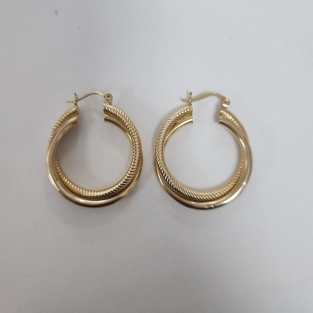 ARRACADAS PAR ORO 14 K 5.6 GRMS (SEMINUEVO)
