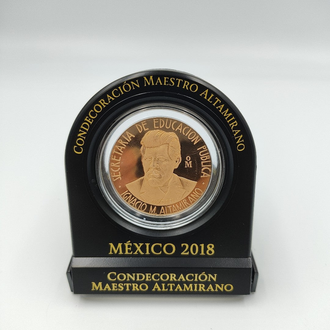 MEDALLA CONMEMORATIVA ORO 21 K 41,90 GRMS (SEMINUEVO)