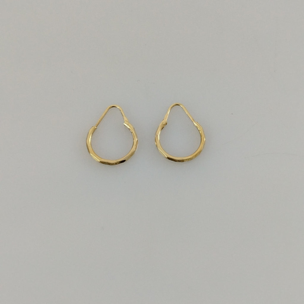 ARETES PAR ORO 14 K 1,00 GRMS (SEMINUEVO)