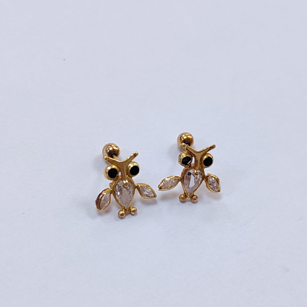 BROQUELES PAR ORO 14 K 0,90 GRMS (SEMINUEVO)