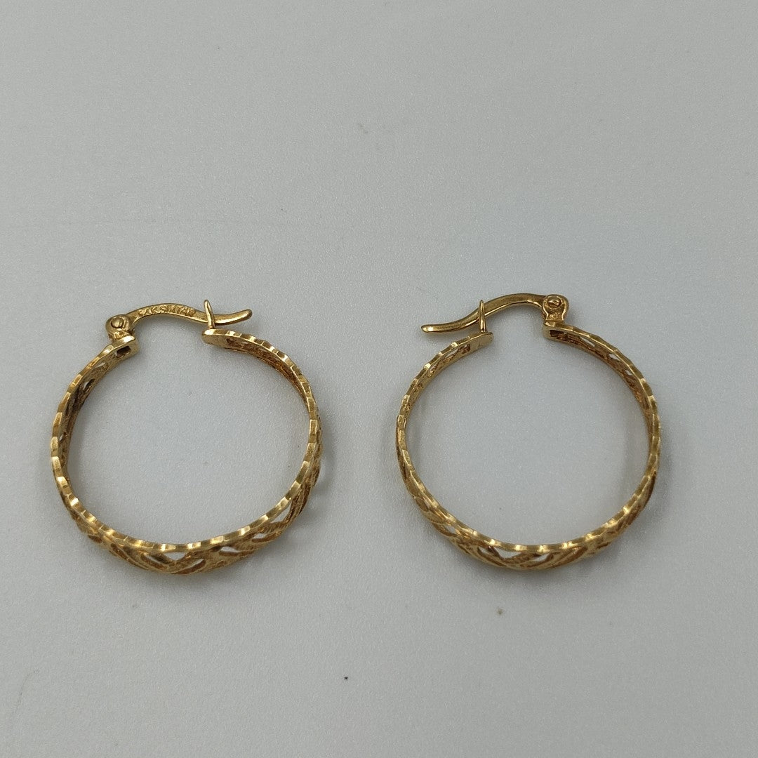 ARRACADAS PAR ORO 14 K 3.1 GRMS (SEMINUEVO)