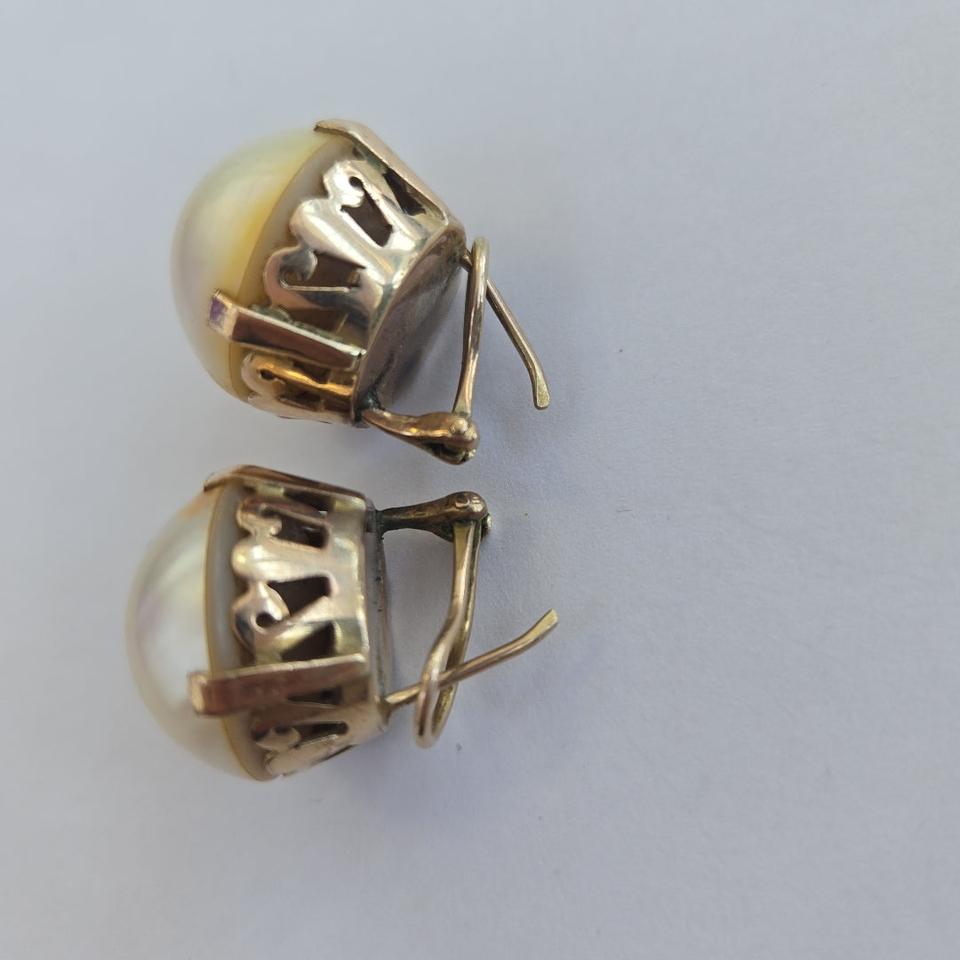 ARETES PAR ORO 8 K 14,70 GRMS (SEMINUEVO)