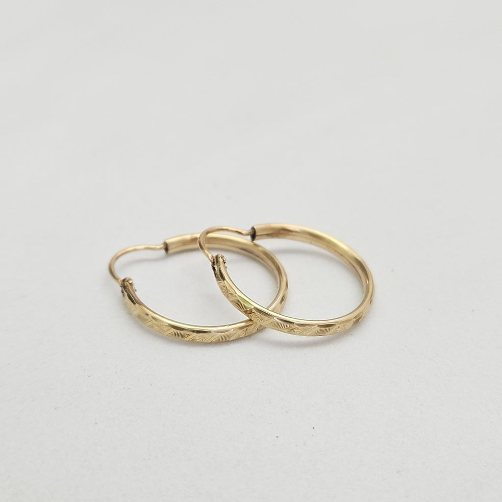 ARRACADAS PAR ORO 10 K 1.7 GRMS (SEMINUEVO)