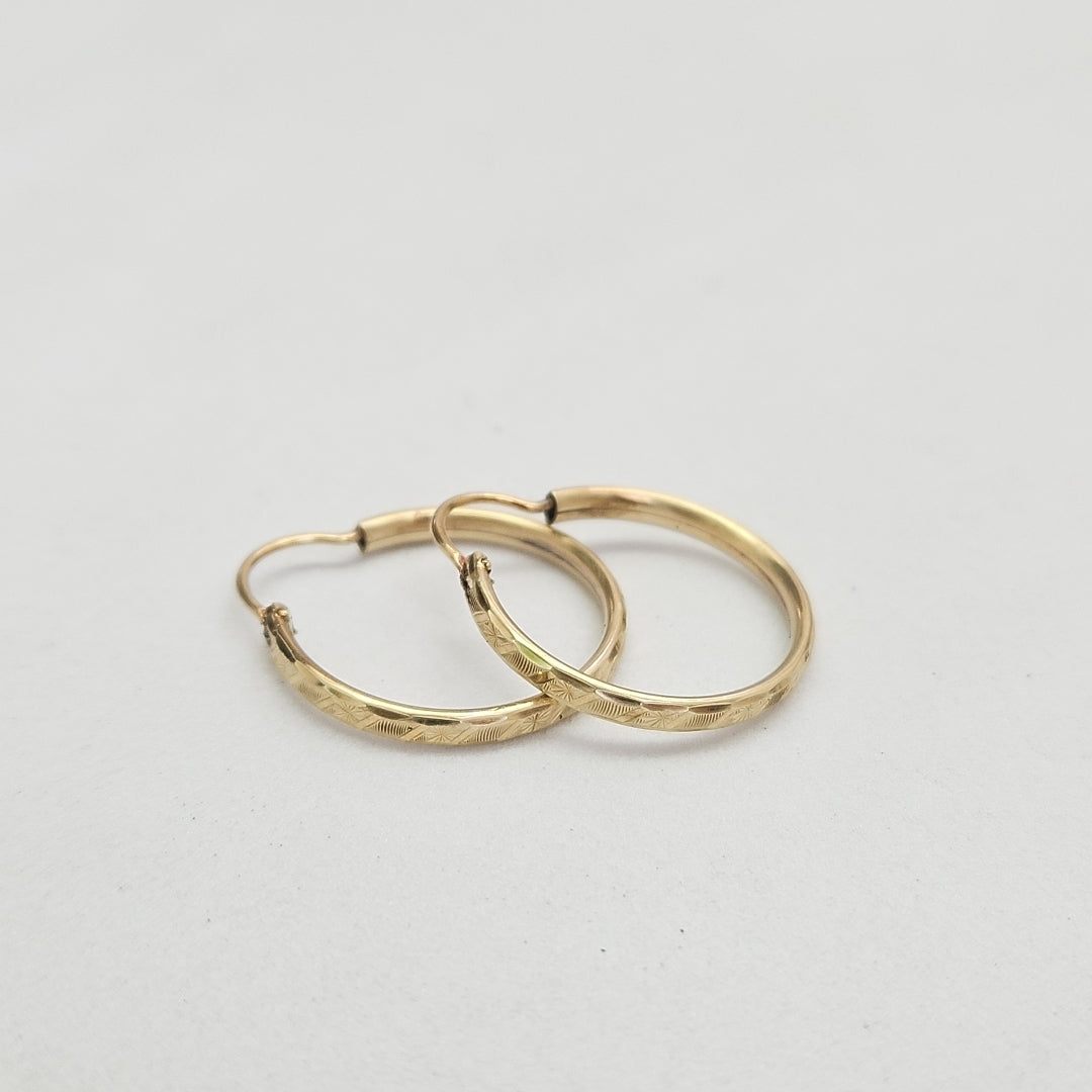 ARRACADAS PAR ORO 10 K 1.7 GRMS (SEMINUEVO)