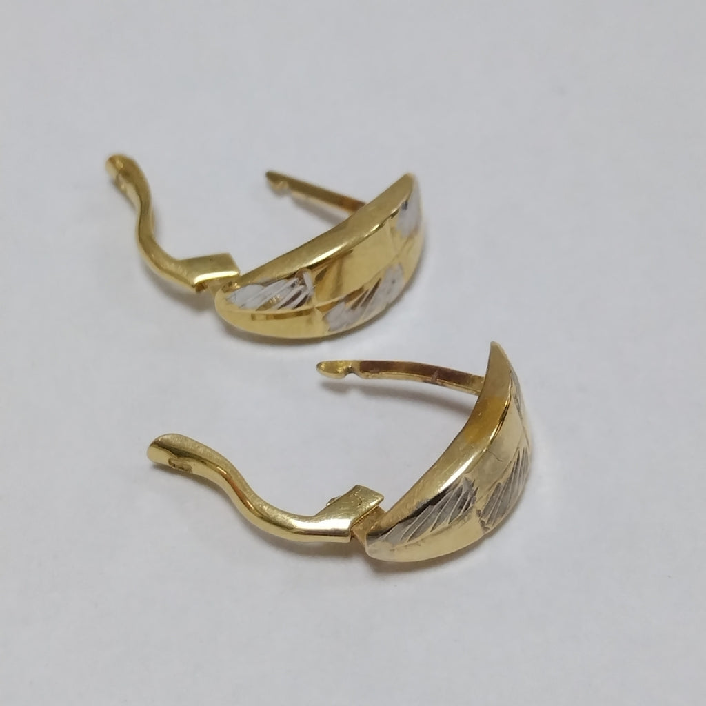 ARETES PAR ORO 14 K 1.6 GRMS (SEMINUEVO)