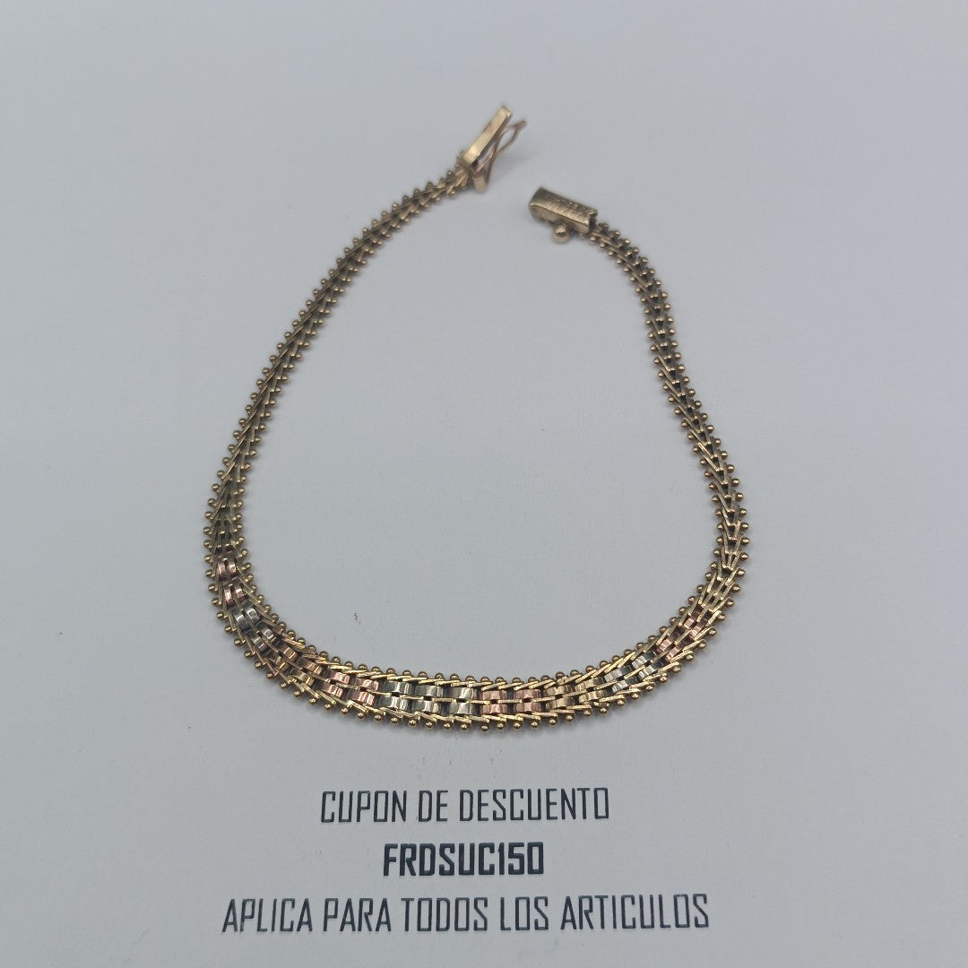 PULSERA ORO 10 K 6.8 GRMS (SEMINUEVO)