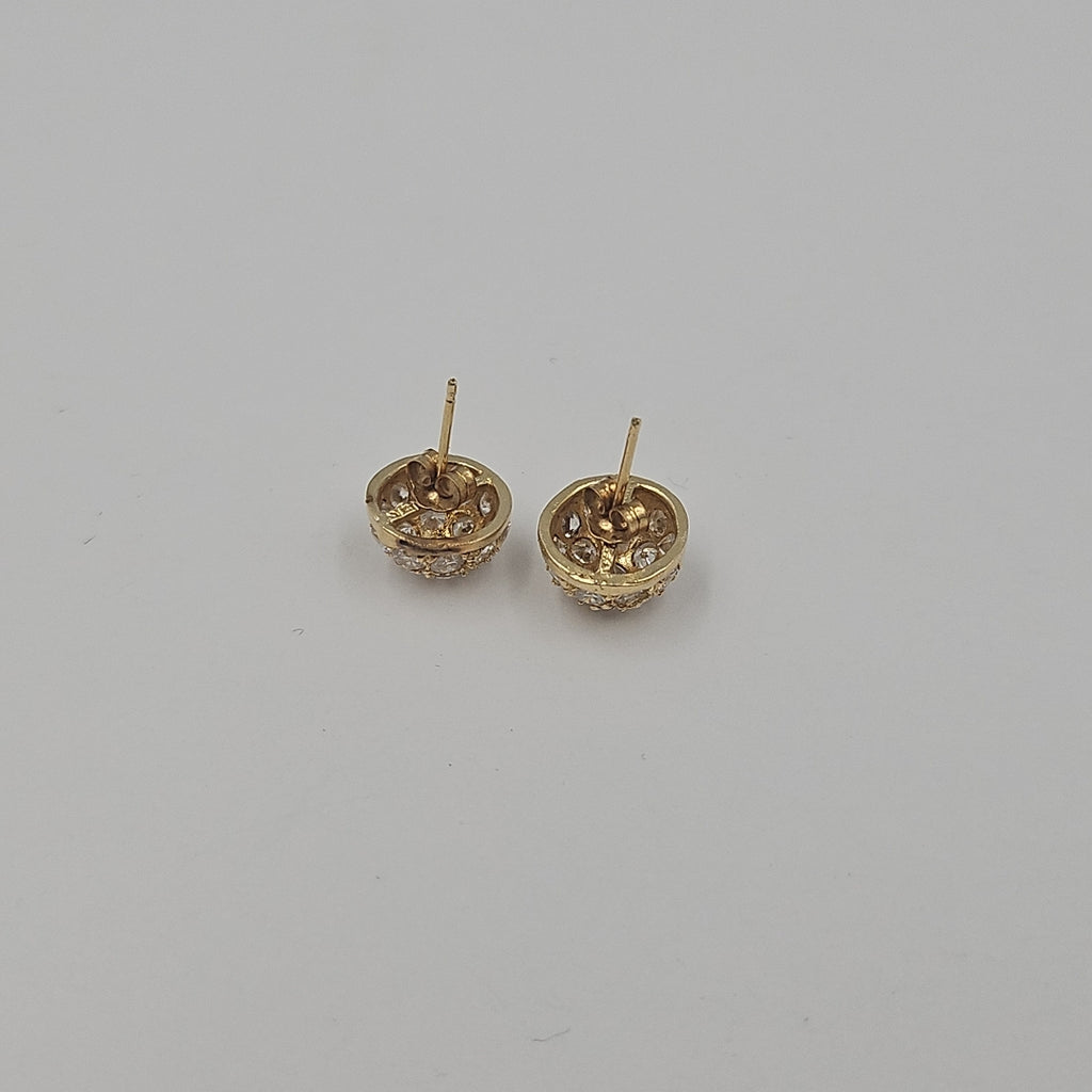 BROQUELES PAR ORO 14 K 3,20 GRMS (SEMINUEVO)