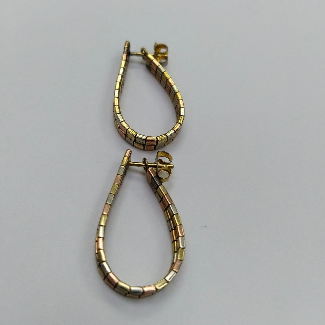 BROQUELES PAR ORO 8 K 5,80 GRMS (SEMINUEVO)