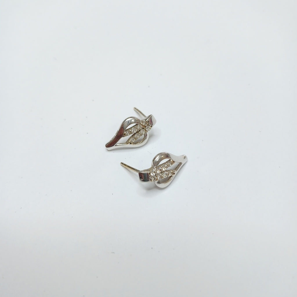 BROQUELES PAR ORO BLANCO 14 K 1.6 GRMS (SEMINUEVO)