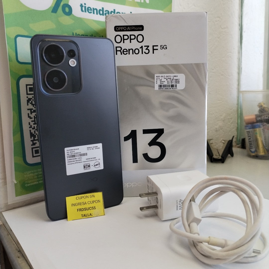 CELULAR OPPO RENO 13F 5G CPH2699 (2025) 256 GB 12 GB RAM