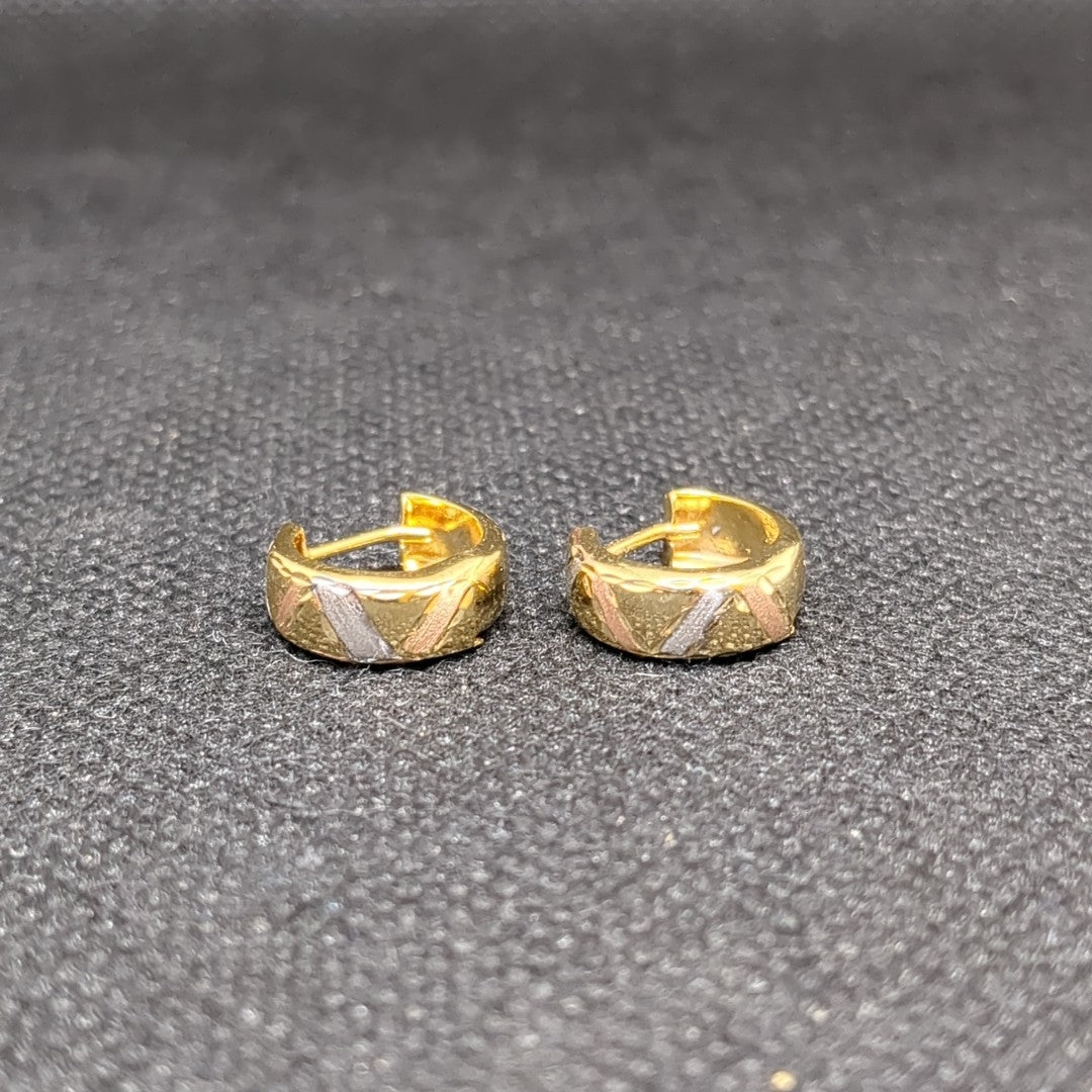 ARRACADAS PAR ORO 14 K 1,20 GRMS (SEMINUEVO)
