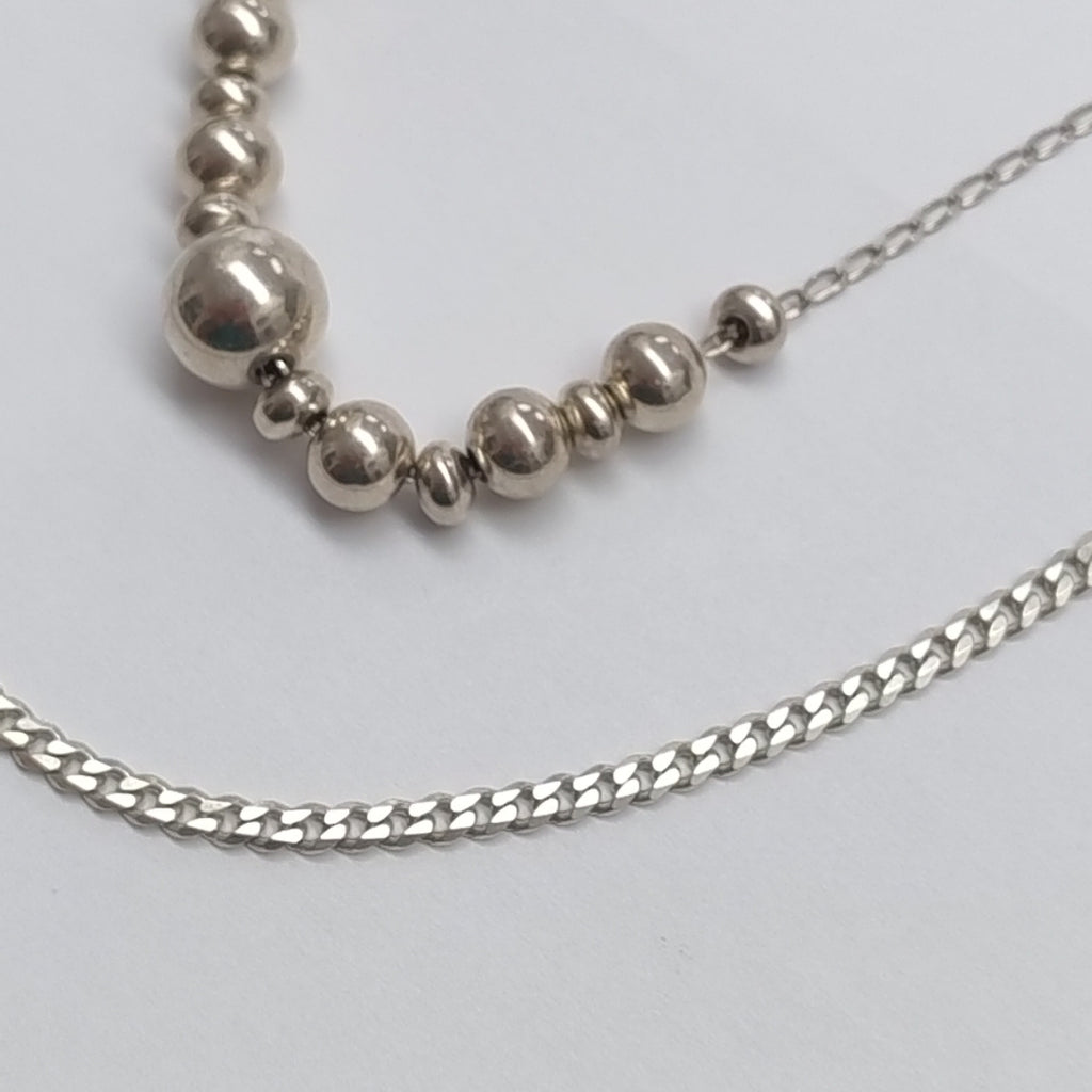 CADENA, GARGANTILLA PLATA 25 GRMS (SEMINUEVO)