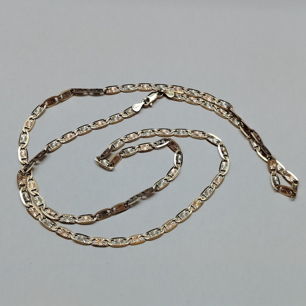 CADENA ORO COMBINADO 14 K 14,50 GRMS (SEMINUEVO)