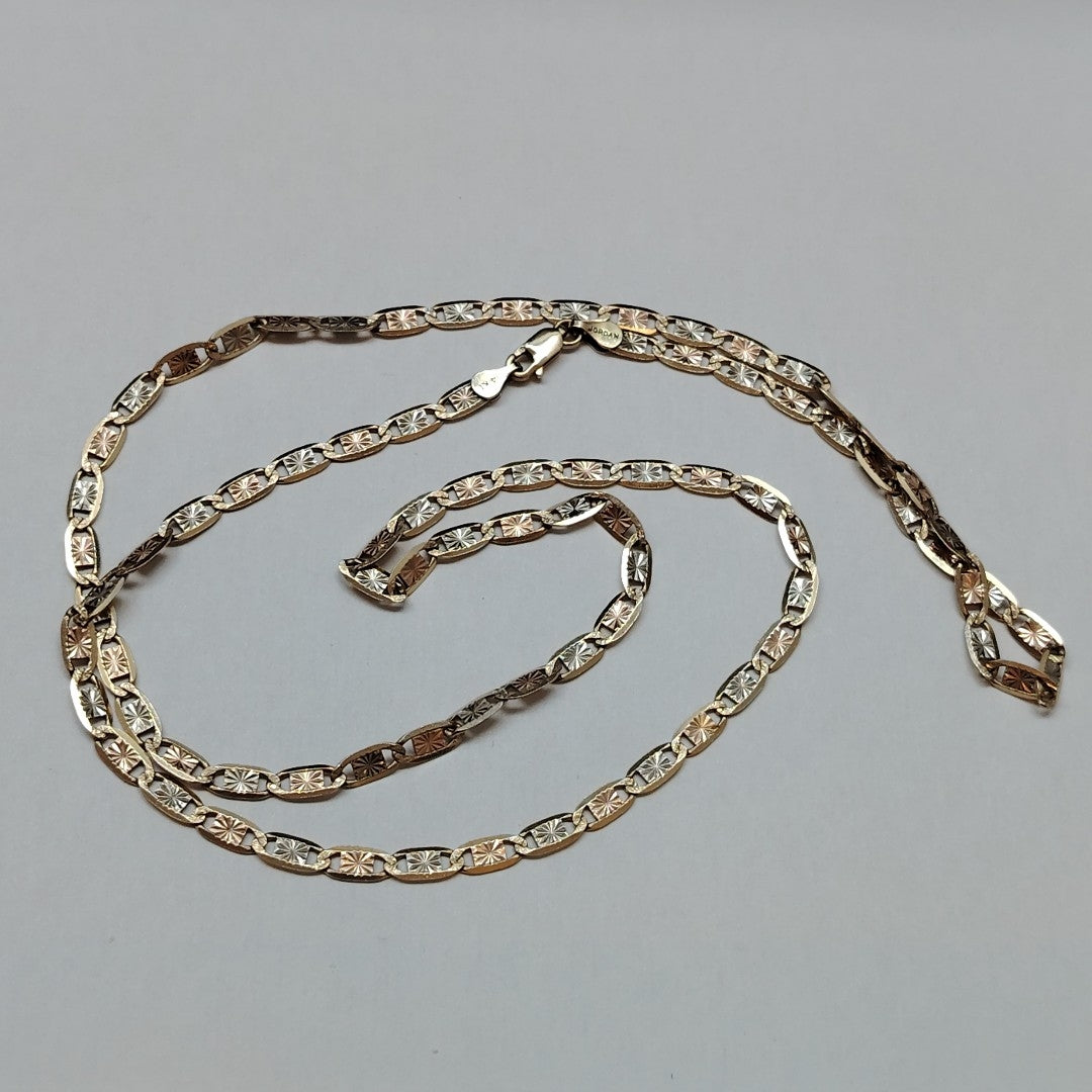 CADENA ORO COMBINADO 14 K 14,50 GRMS (SEMINUEVO)