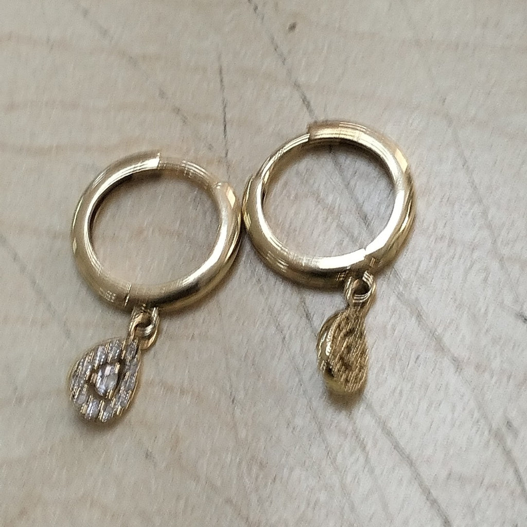 ARETES PAR ORO 14 K 2.1 GRMS (SEMINUEVO)