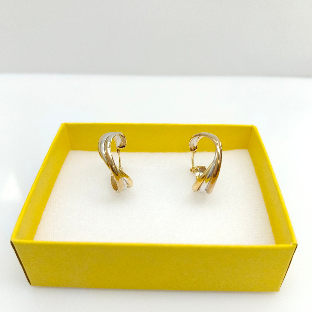 ARRACADAS PAR ORO 10 K 3,80 GRMS (SEMINUEVO)