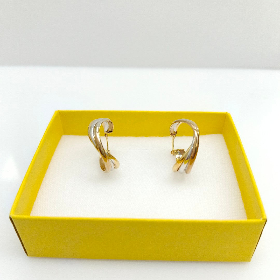 ARRACADAS PAR ORO 10 K 3,80 GRMS (SEMINUEVO)