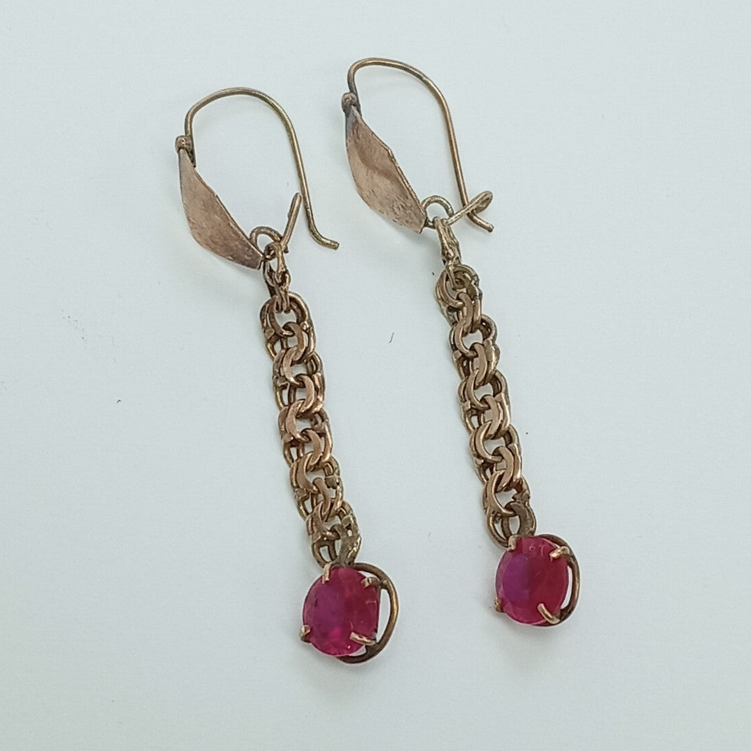 ARETES PAR ORO 8 K 3.8 GRMS (SEMINUEVO)