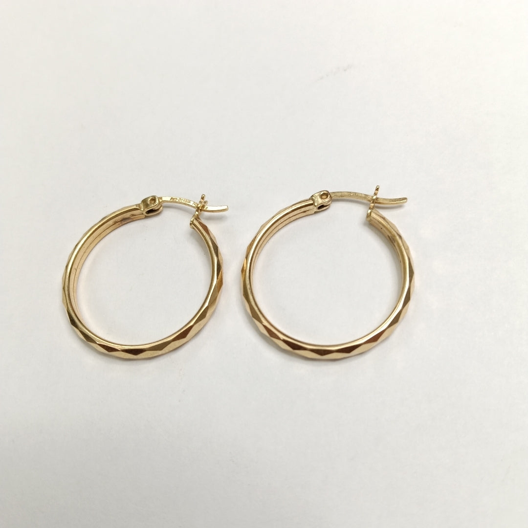 ARRACADAS PAR ORO 14 K 2.6 GRMS (SEMINUEVO)