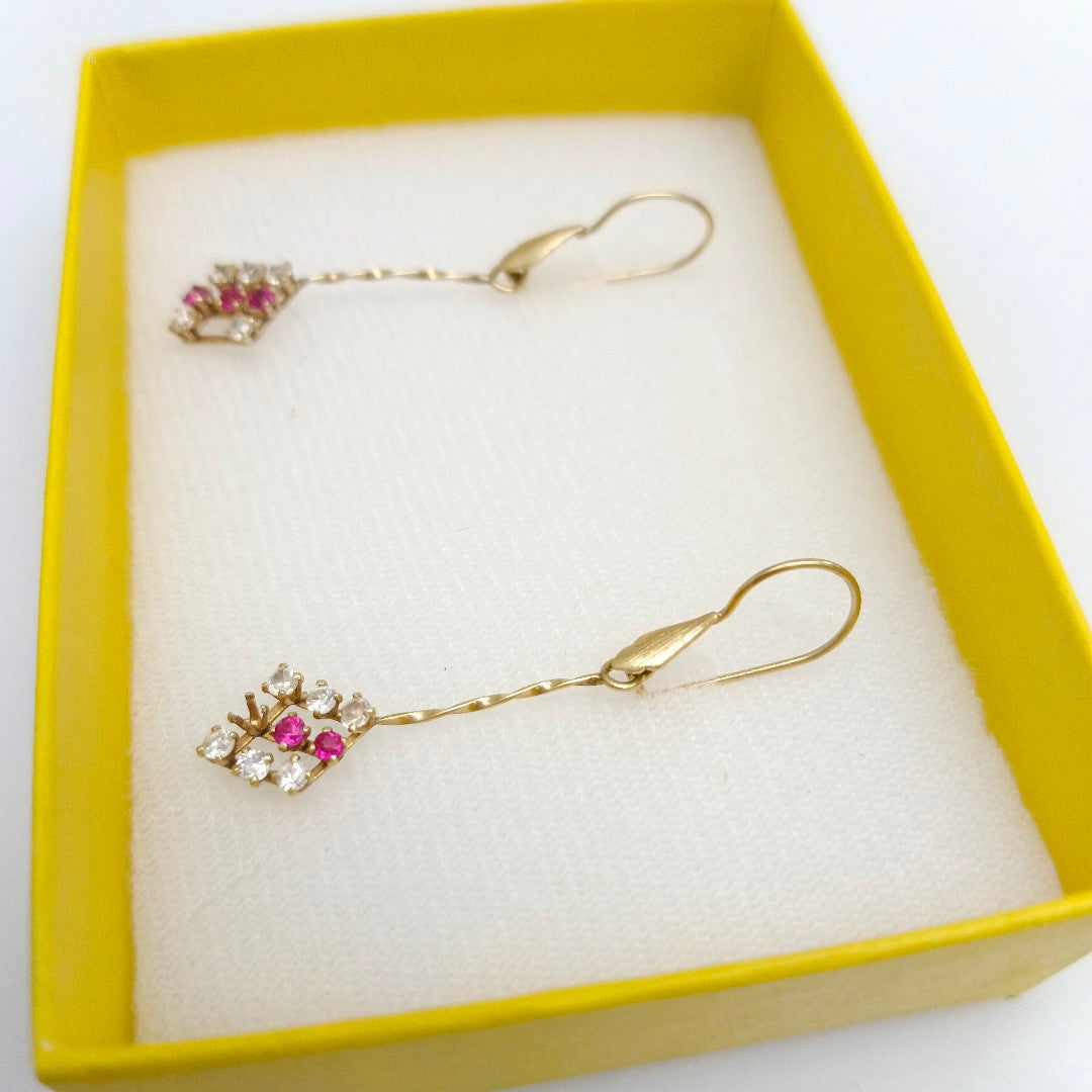 ARETES PAR ORO 10 K 1,30 GRMS (SEMINUEVO)
