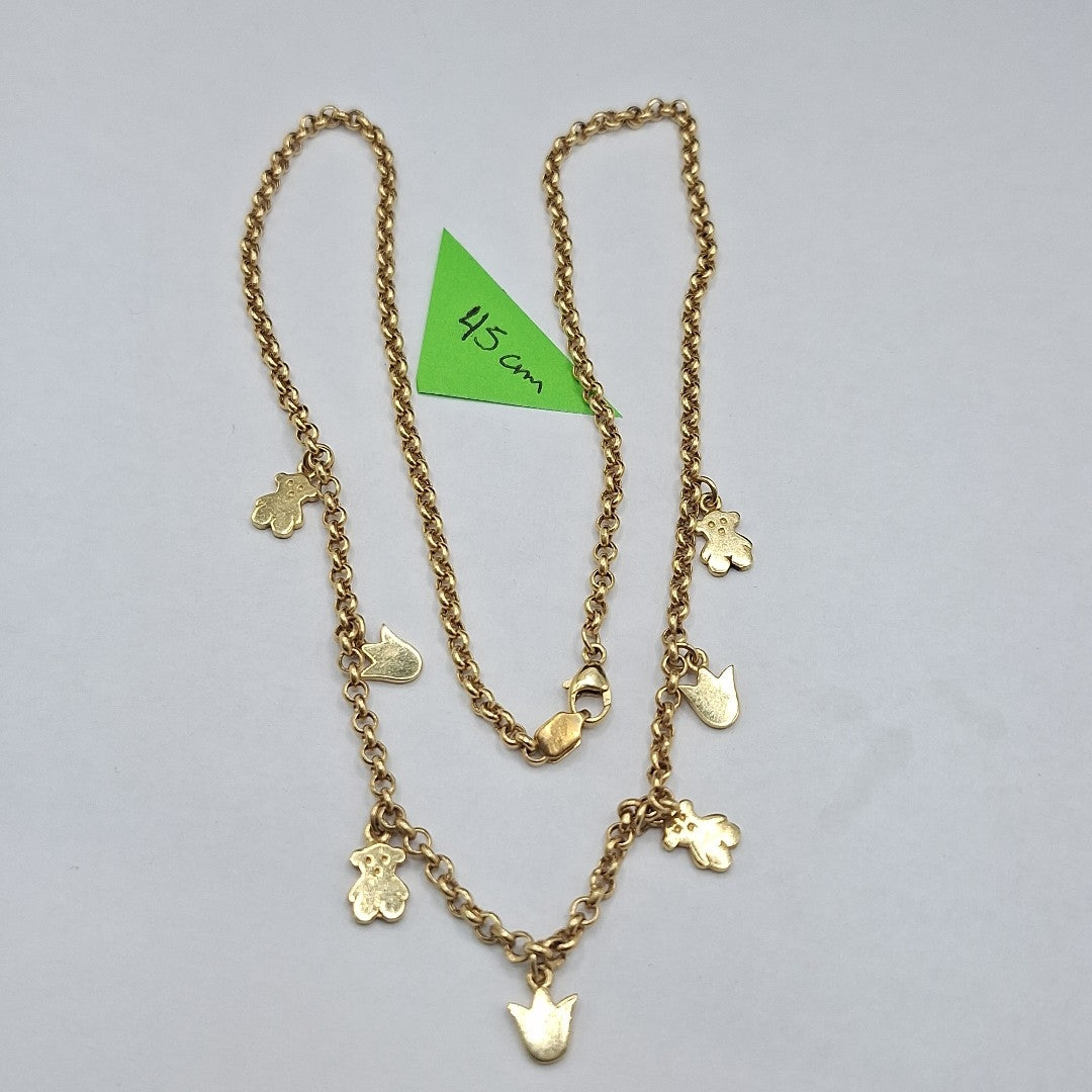 GARGANTILLA ORO 14 K 7.4 GRMS (SEMINUEVO)
