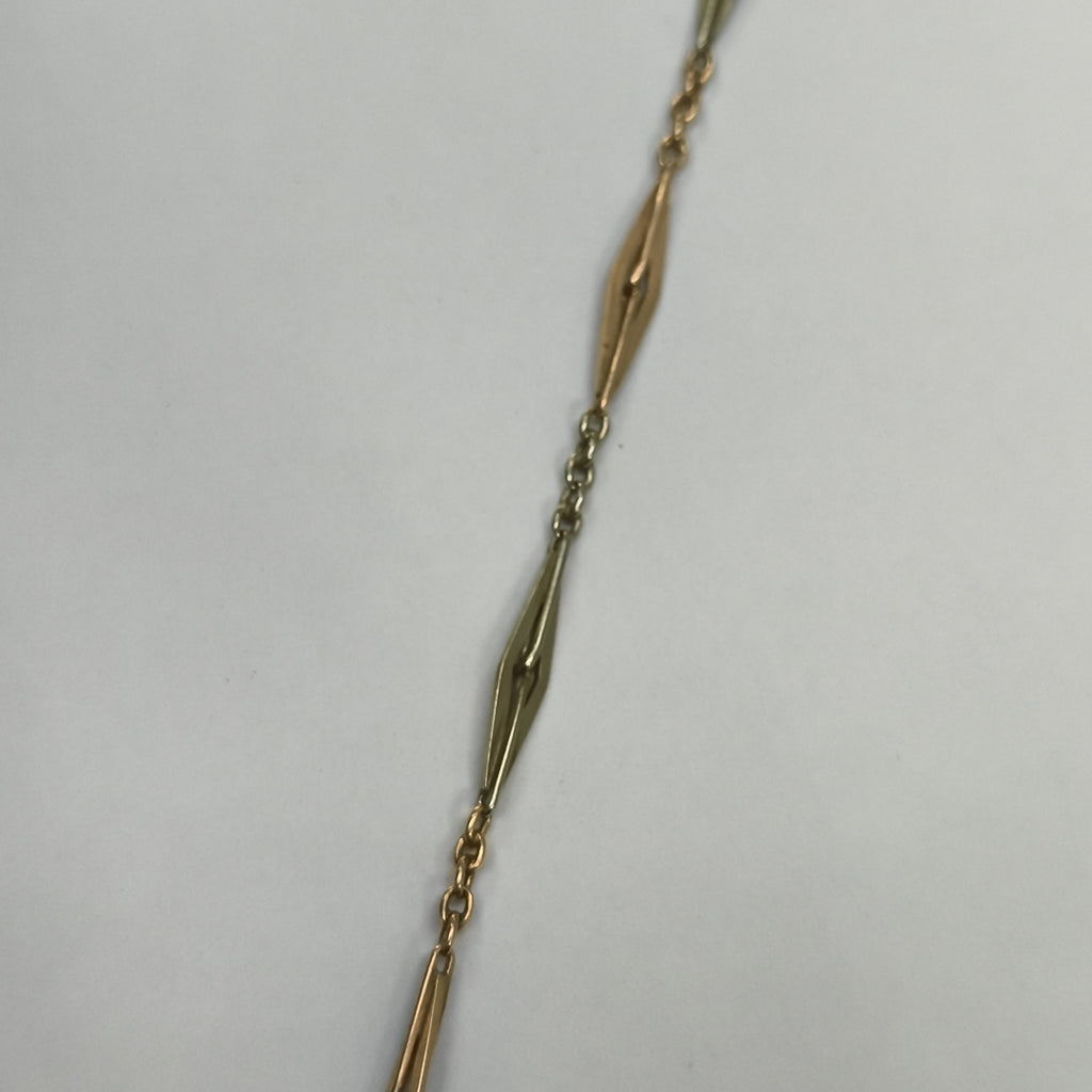 PULSERA ORO COMBINADO 10 K 8,00 GRMS (SEMINUEVO)