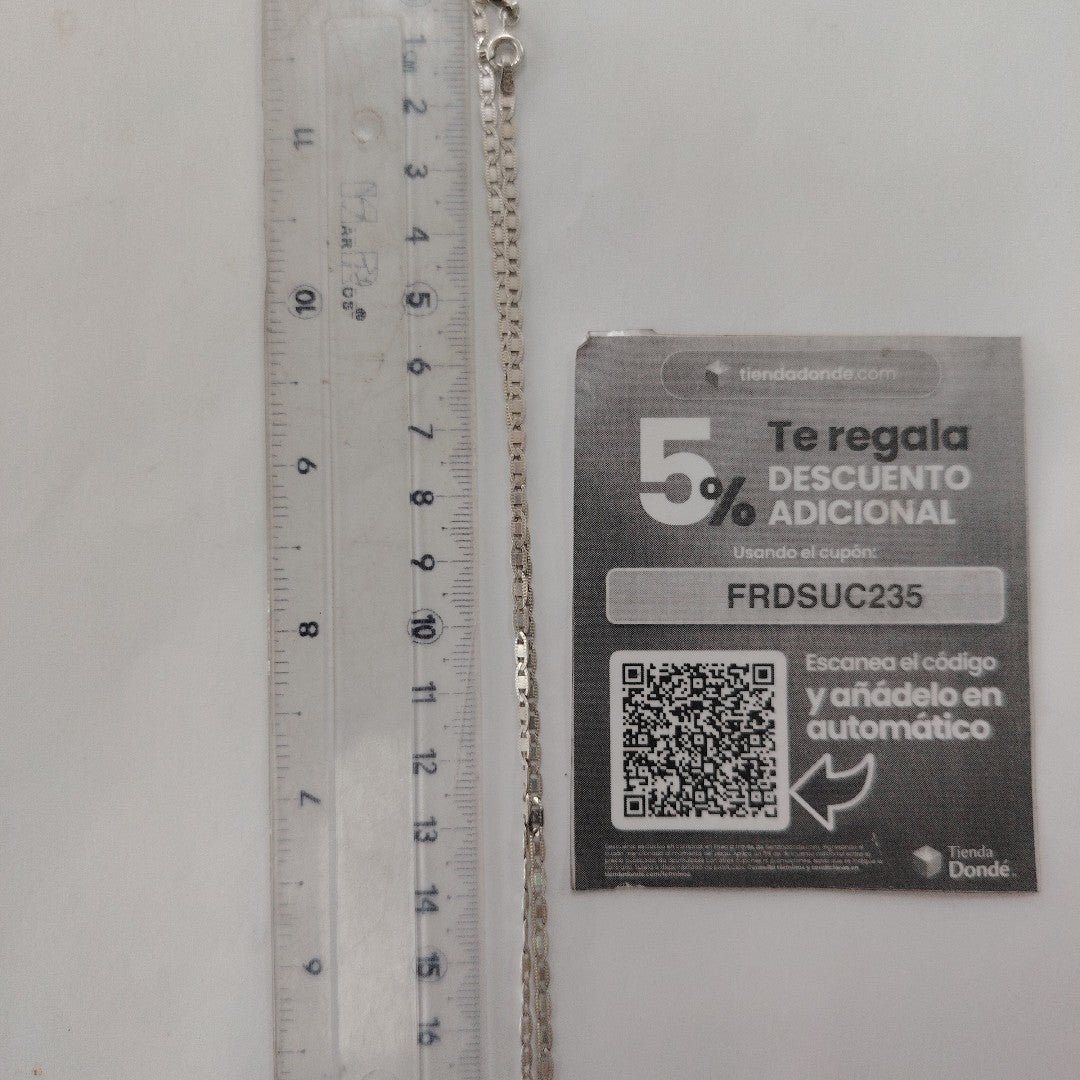 CADENA, CRUCIFIJO PLATA 8.3 GRMS (SEMINUEVO)