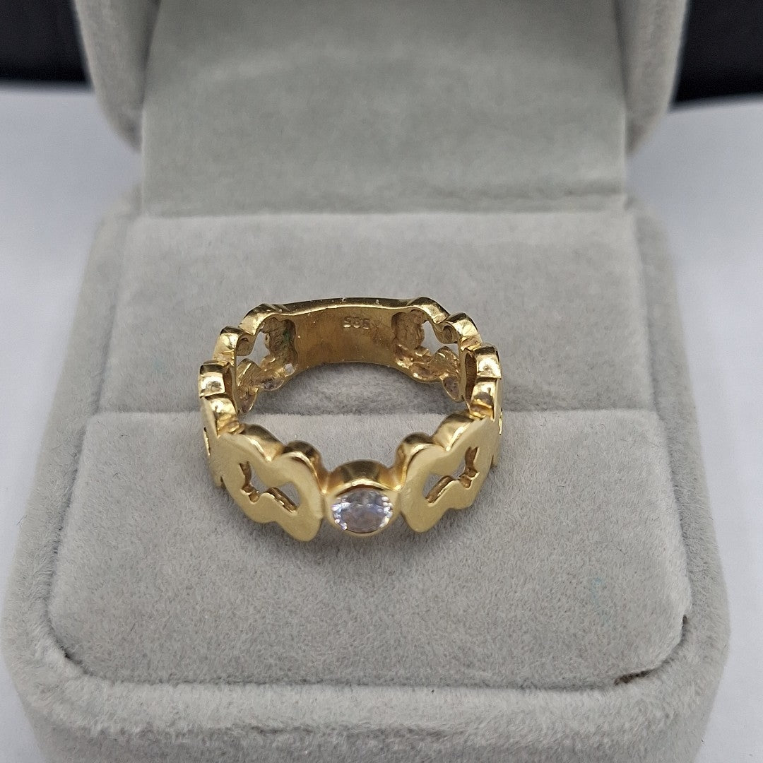 ANILLO ORO 14 K 5.1 GRMS (SEMINUEVO)
