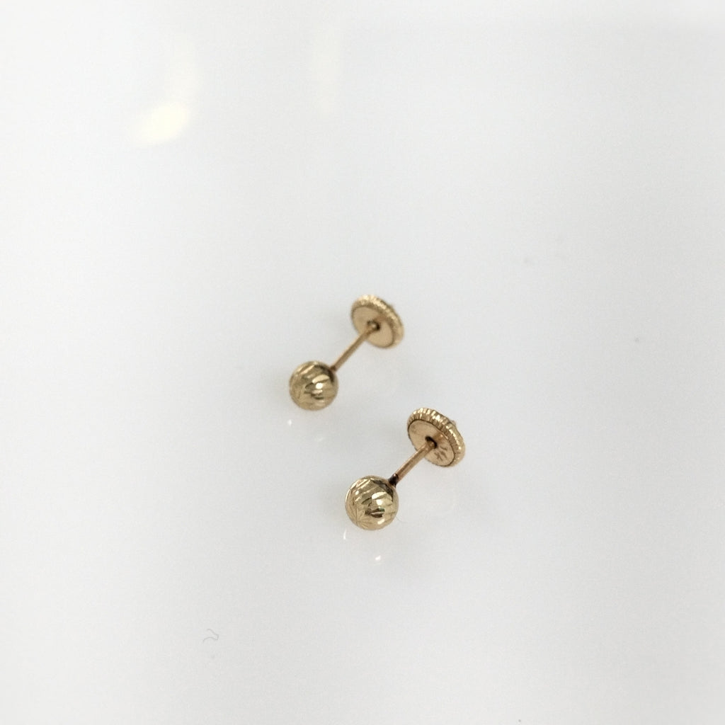 BROQUELES PAR ORO 14 K 0,30 GRMS (SEMINUEVO)