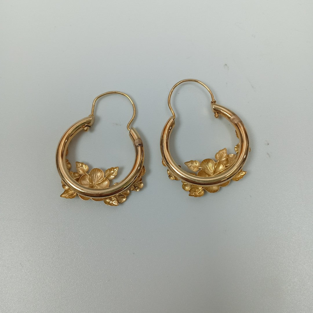 ARETES PAR ORO 18 K 4,90 GRMS (SEMINUEVO)