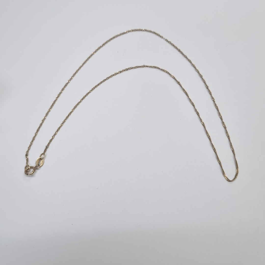 CADENA ORO 10 K 0,90 GRMS (SEMINUEVO)
