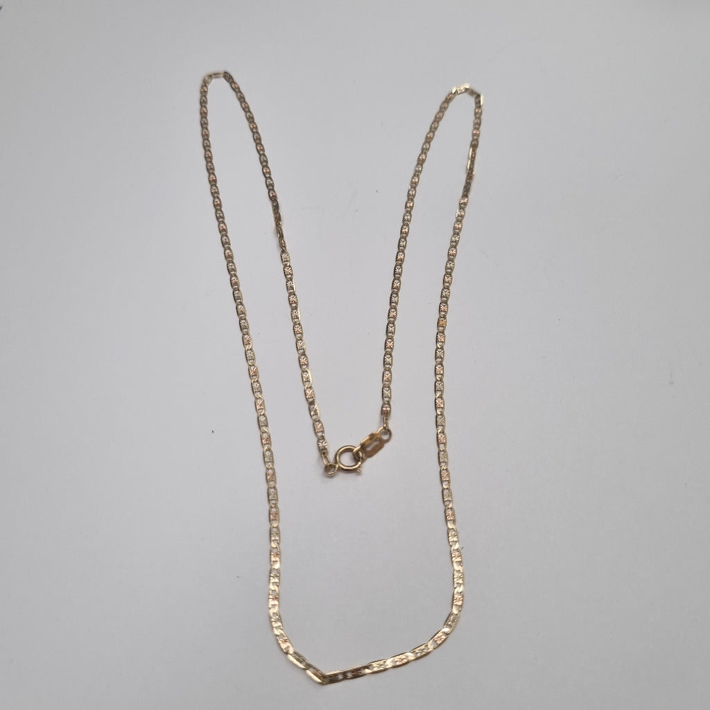 CADENA ORO, ORO COMBINADO 10 K 2.7 GRMS (SEMINUEVO)