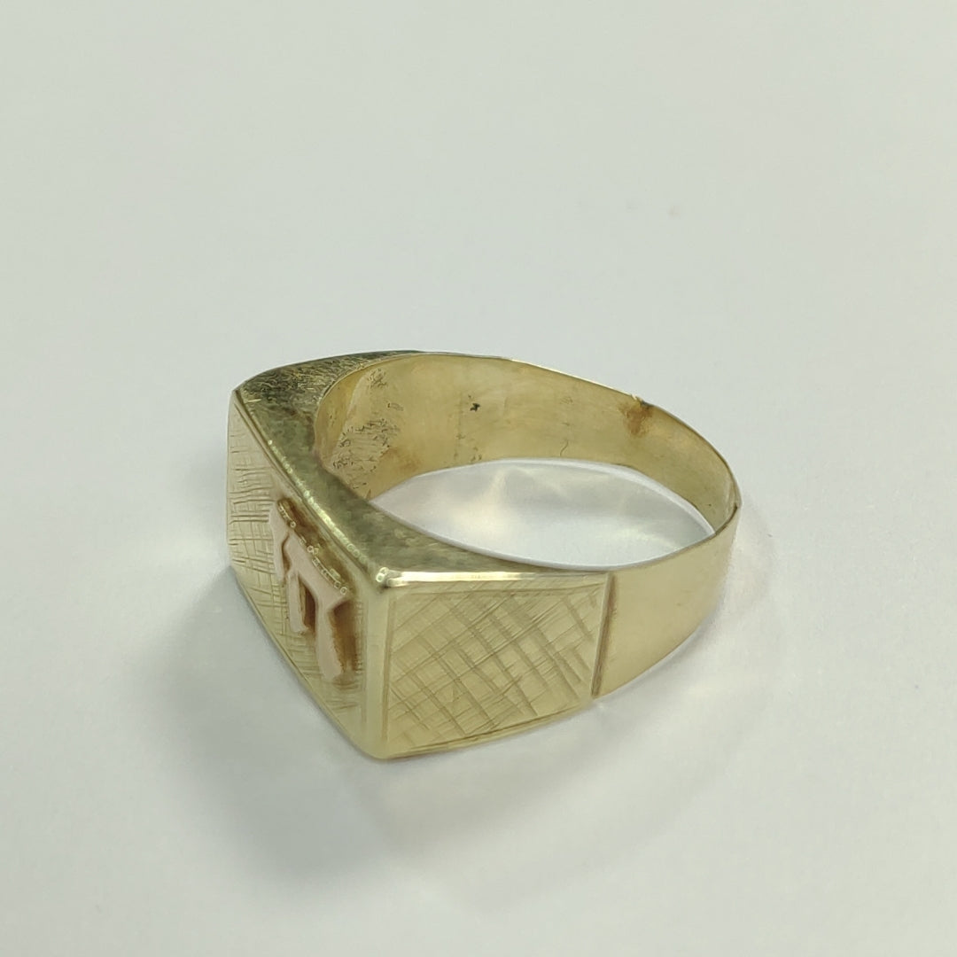 ANILLO ORO 14 K 3.8 GRMS (SEMINUEVO)
