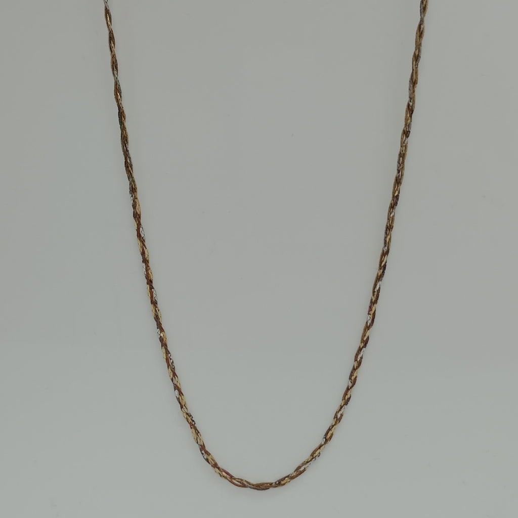 ARRACADAS PAR,GARGANTILLA ORO 14 K 3,30 GRMS (SEMINUEVO)
