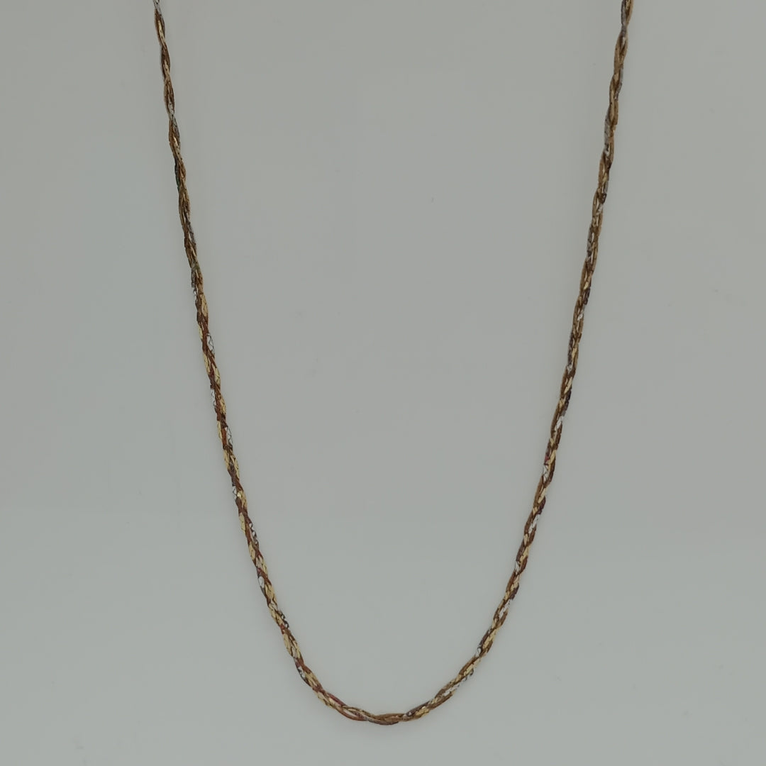 ARRACADAS PAR,GARGANTILLA ORO 14 K 3,30 GRMS (SEMINUEVO)