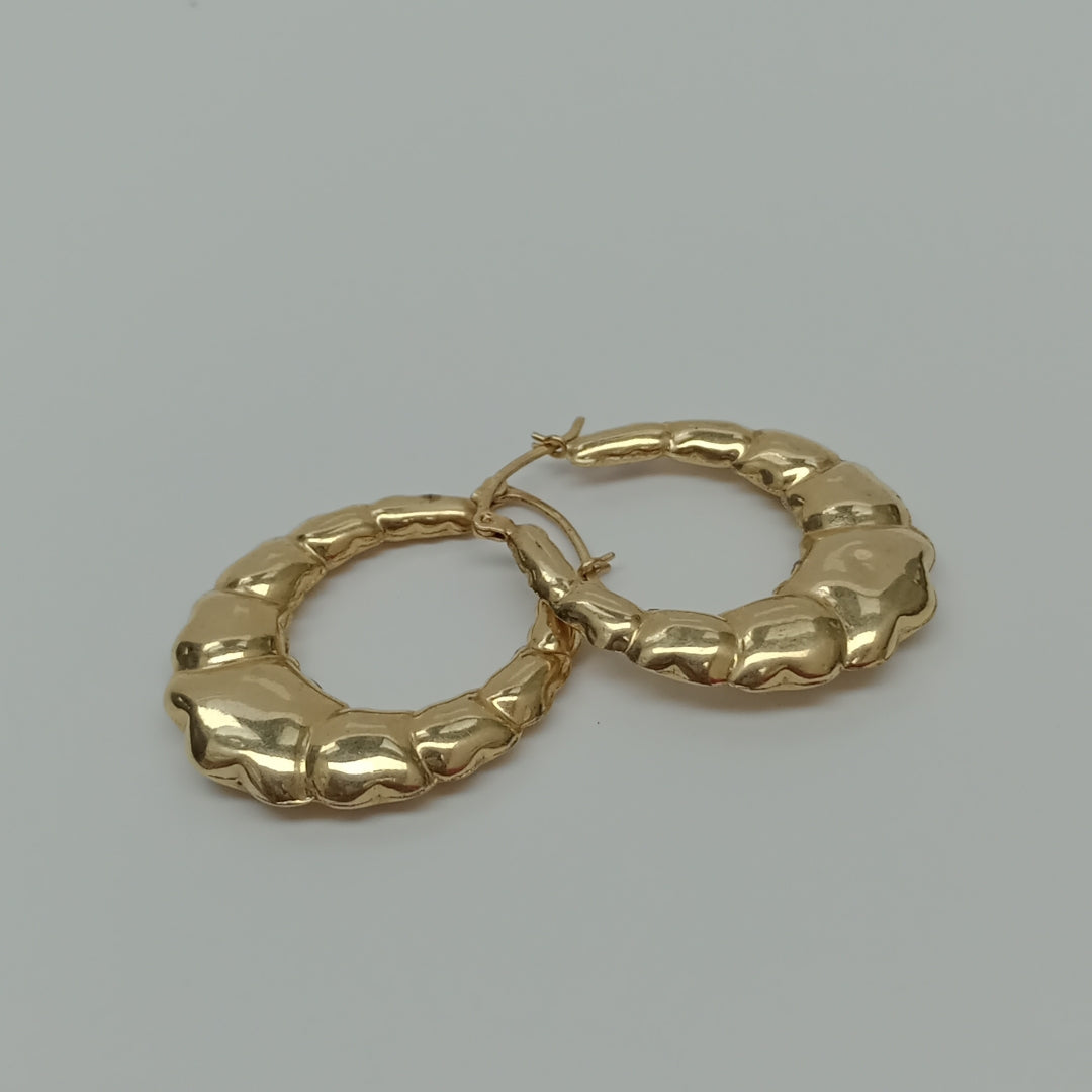 ARRACADAS PAR ORO 14 K 3,90 GRMS (SEMINUEVO)