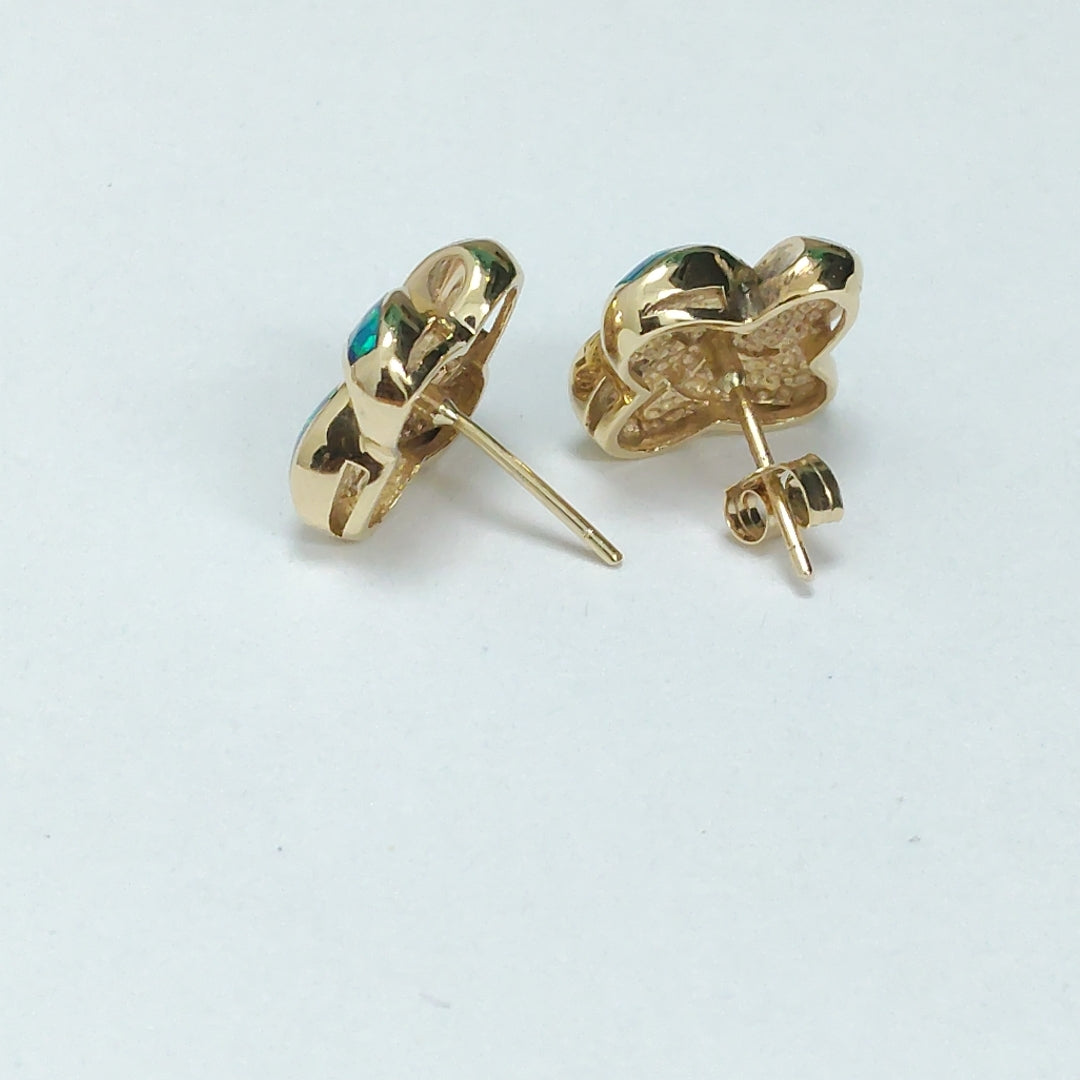 BROQUELES PAR ORO 14 K 6,30 GRMS (SEMINUEVO)