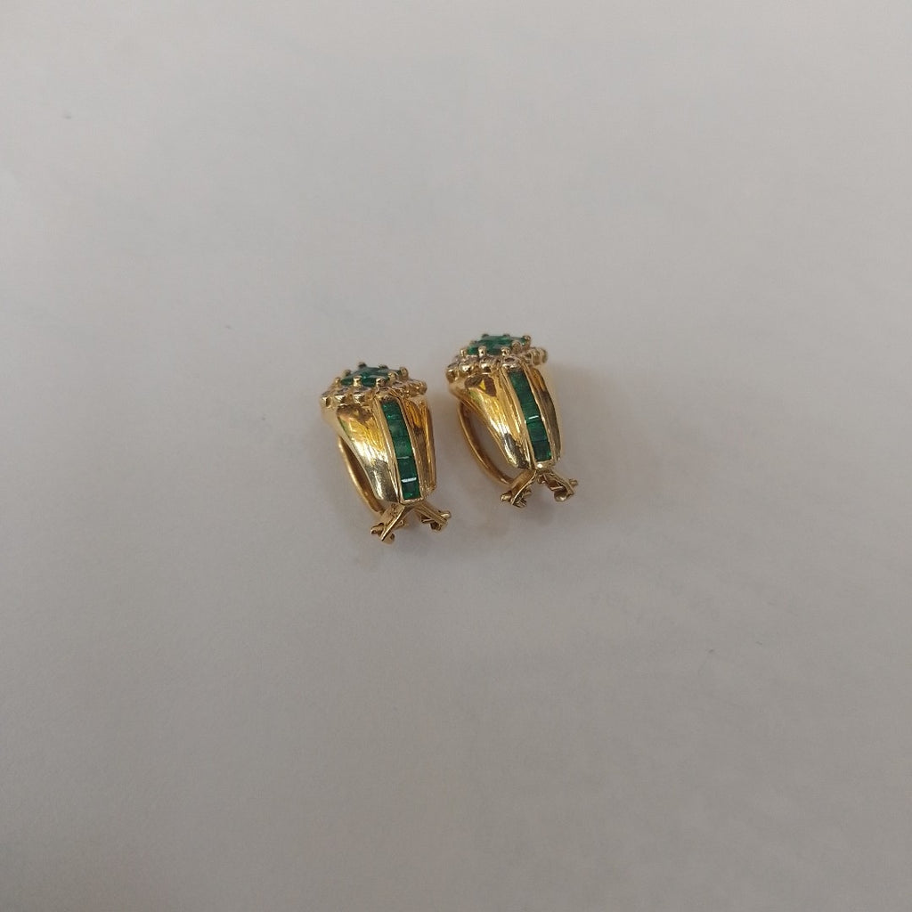 ARETES PAR ORO 18 K 6.3 GRMS (SEMINUEVO)