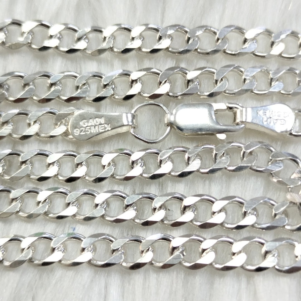 CADENA TEJIDO BARBADO PLATA .925 60 CM 13.7 GR (NUEVO)